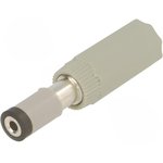 NEB/J DC Plug Rated At 3.0A, 34.0 V, length 36.0mm, Nickel