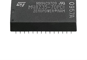 Фото 1/3 M48Z02-70PC1, IC: SRAM memory; 2kx8bit; 4.75?5.5V; 70ns; DIP24; parallel