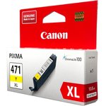 Картридж струйный Canon CLI-471XLY 0349C001 желтый для Canon Pixma MG5740/MG6840/MG7740
