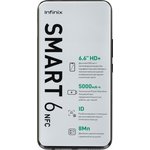 Смартфон Infinix X6511 Smart 6 32Gb 2Gb черный моноблок 3G 4G 2Sim 6.6" 720x1600 ...