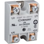 84134210K, 25 A rms Solid State Relay, Instantaneous, Panel Mount, SCR ...