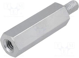 228X10, Дистанцирующая стойка с резьбой; Внутр.резьба: M5; 10мм; сталь