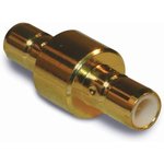 142244, RF Adapters - In Series SMB JACK TO JACK ADAPTER GOLD