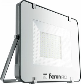 41542, Прожектор светодиодный ДО-150w 6400К 15000Лм IP65 черный Feron.PRO