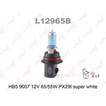 L12965B, Лампа HB5 9007 12V 65/55W PX29T SUPER WHITE