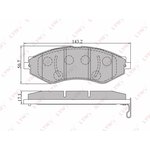 BD-1805, Колодки тормозные