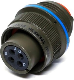 MS3456W28-10P, Circular MIL Spec Connector 7P MS Series MIL-DTL-5015