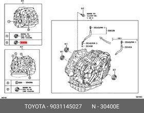 9031145027, Сальник редуктора TOYOTA AURIS E180 (2012 )