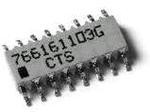 766161103GPTR7, 15 Resistor Bussed Circuit Network - 10 Kohm (+/-) 2% - 80mW - SOIC-16 - RoHS - Tape&Reel