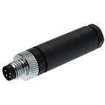 1803850000, Circular Connector, M8, Plug, Straight, Poles - 4, Screw, Cable Mount