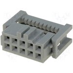 89110-0101HA, 10-Way IDC Connector Socket for Cable Mount, 2-Row
