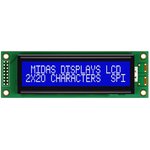 MC22005A6W-BNMLWS-V2, LCD MODULE, 20 X 2, COB, 5.55MM, BSTN