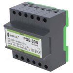 PSS80N/230/12V, Трансформатор: сетевой, 80ВА, 230ВAC, 12В, DIN, IP30, Кл.изоляции: B