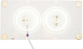 Фото 1/10 02-21 Плата светодиодная, 220В, 24Вт, smd2835, IP20, 80Лм/Вт, PF 0,9, 2700К,160*80мм, прямоугольная