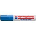 E-4090/3, Маркер меловой для окон EDDING E-4090/003 4-15мм (декоративный) синий