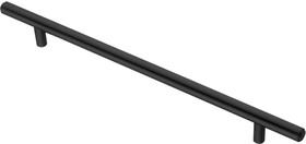 Ручка-рейлинг ?12 мм, 448 мм, матовый черный R-3020-448 BL