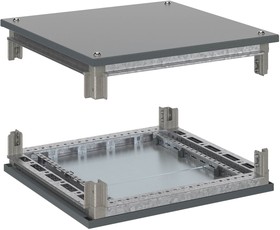 R5GTB108, Комплект, крыша и основание, для оцинкованных шкафов CQE, 1000 x 800 мм