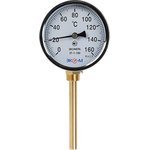 Биметаллический термометр ЭКОМЕРА радиальный БТ-1-100-160С-L100-РИ