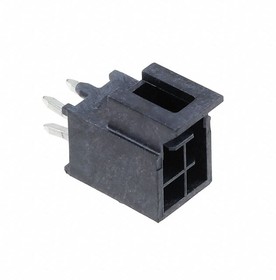 105310-1204, Wire-To-Board Connector - Vertical - 2.5 mm - 4 Contacts - Header - Nano-Fit 105310 Series - Through Hole.