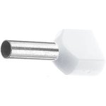 Insulated Crimp Bootlace Ferrule, 8mm Pin Length, 1.4mm Pin Diameter ...