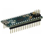 A000053, Arduino; ATMEGA32U4; ICSP,pin strips,USB B micro