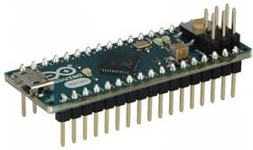 Фото 1/10 A000053, Arduino; ATMEGA32U4; ICSP,pin strips,USB B micro