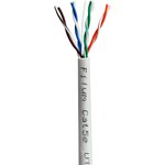 Кабель витая пара U/UTP 5e кат. 4 пары Filum FL-LITE-5E-UUTP4- 24AWG-PVC-305-GY ...