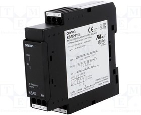 K8AK-PH1, Модуль: реле контроля напряжения; DIN; DPDT; 0,1с; IP20