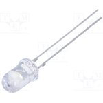 OSW5DK5A31A, LED; 5mm; white cold; 14400?18000mcd; 30°; Front: convex; 2.9?3.6V