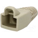 RJ45SRB-LG, Корпус вилки RJ45, 6мм, Цвет: светло-серый