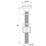 Впускной клапан боковой подвод F012400-0006