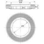 Впускной клапан боковой подвод F012400-0006