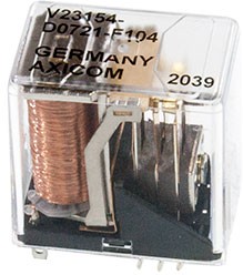 1393809-1, Power Relay 24VDC 5A DPDT(19x30x30)mm Screw Mount/Socket