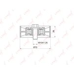 PB-5031, Ролик натяжного механизма приводного ремня