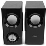 Акустическая система 2.0 CBR CMS 504 Black, , питание 220 В, 2х3 Вт (6 Вт RMS) ...