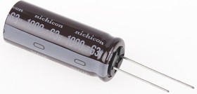 Фото 1/2 1000μF Aluminium Electrolytic Capacitor 63V dc, Radial, Through Hole - UPM1J102MHD