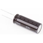 1000μF Aluminium Electrolytic Capacitor 63V dc, Radial, Through Hole - UPM1J102MHD