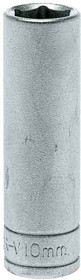 Фото 1/2 M140610-C, 1/4 in Drive 10mm Deep Socket, 6 point, 49.5 mm Overall Length