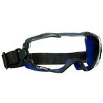GG6001NSGAFBLU, GoggleGear Anti-Mist UV Safety Goggles, Clear PC Lens