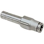 3866 06 10, 3866 Series Straight Tube-to-Tube Adaptor, Push In 10 mm to Push In ...