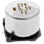 FC0H224ZFTBR24, Supercapacitors / Ultracapacitors 5.5V 0.22F -20/+80% Tape Width=24mm