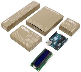 Фото 1/10 K020007, Стартовый комплект, Arduino Uno, комплект компонентов и инструкции для 15 проектов (французский)