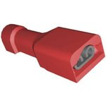 2-520932-2, Ultra-Fast Plus .110 Red Insulated Female Spade Connector, Receptacle, 2.79 x 0.51mm Tab Size, 0.3mm²