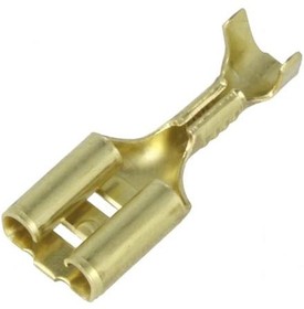 Фото 1/2 5-160506-1, Quick Disconnect Terminal 15-20AWG Brass RCP 21.2mm Box