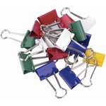 Набор BRAUBERG, зажимы 19 мм/15 шт., 25 мм/8 шт., скрепки 28 мм/152 шт ...