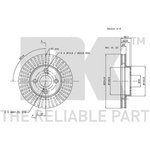 314582, Диск тормозной High Carbon Toy Coroll 02-03