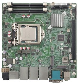 KINO-TGL-U-i5-R10, Single Board Computers Mini-ITX SBC supports Intel 11th Gen Tigerlake-UP3 Mobile Core i5-1145G7E Proccessor, 10 28V DC in