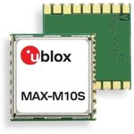 MAX-M10M-00B, GNSS / GPS Modules u-blox M10 GNSS module ROM, XTAL, 1.8/3V LCC, 9.7x10 mm, 500 pcs/reel
