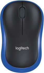 Фото 1/8 910-002239, Wireless Mouse M185 1000dpi Optical Ambidextrous Black / Blue
