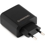 Сетевое зар./устр. SunWind SWWB3 30W 3A (PD+QC) USB/USB Type-C универсальное ...
